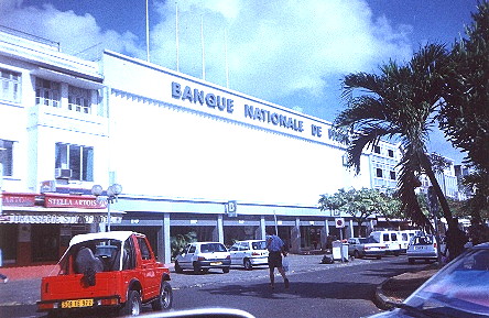 Street scene in Fort-de-France, Martinique