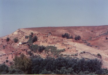 Douar Arguersioul in the Middle Atlas mountains