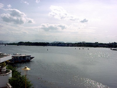 Perfume River in Hue.