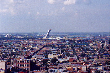 Panoramic view of Montréal