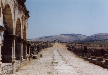 Decamanus Maximus in Volubilis
